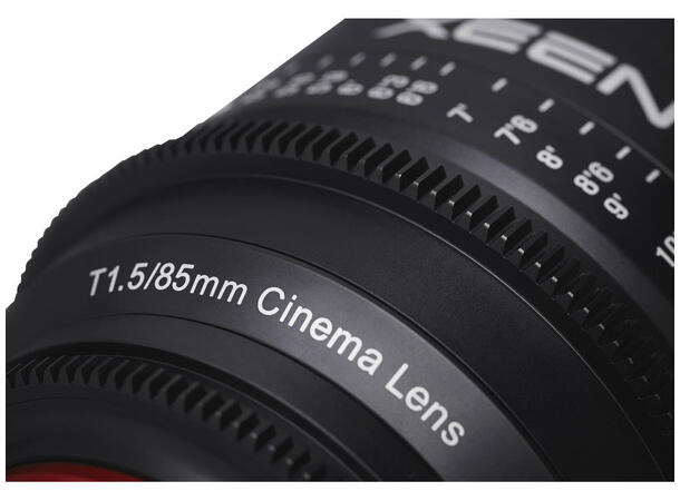 Samyang Xeen 85mm T1.5 Cine Canon Kort tele videoobjektiv 